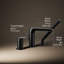 Avid Deck-Mount Bath Faucet With Handshower-2049774578