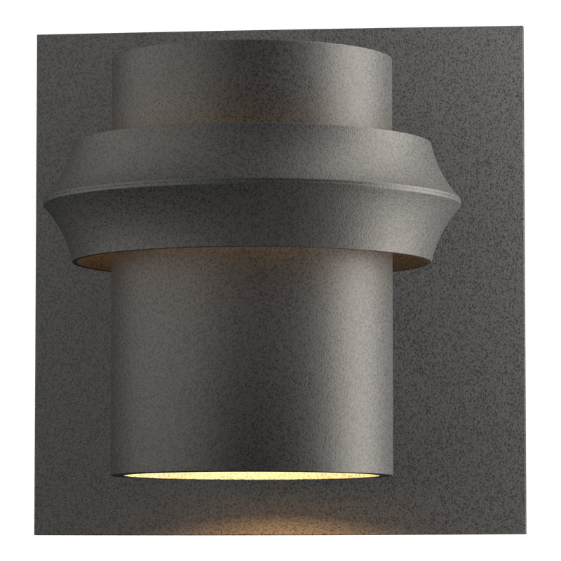 Twilight Outdoor Armed Sconce, Natural lron, Fluorescent, 11.4" H x 11.1" W x 9.5" D