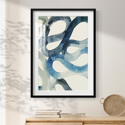 Eau et sable I - Impression encadrée