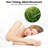 Nature Green Leaf Wall Clock