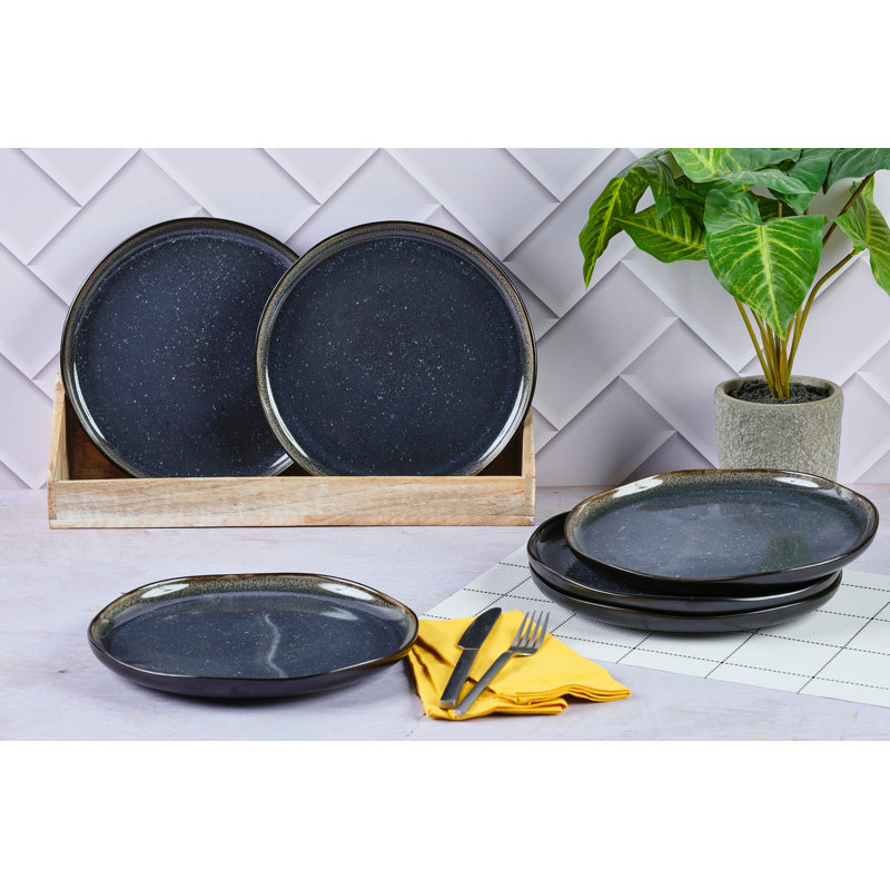Tanek 26Cm Ceramic, Set of 6, Blue