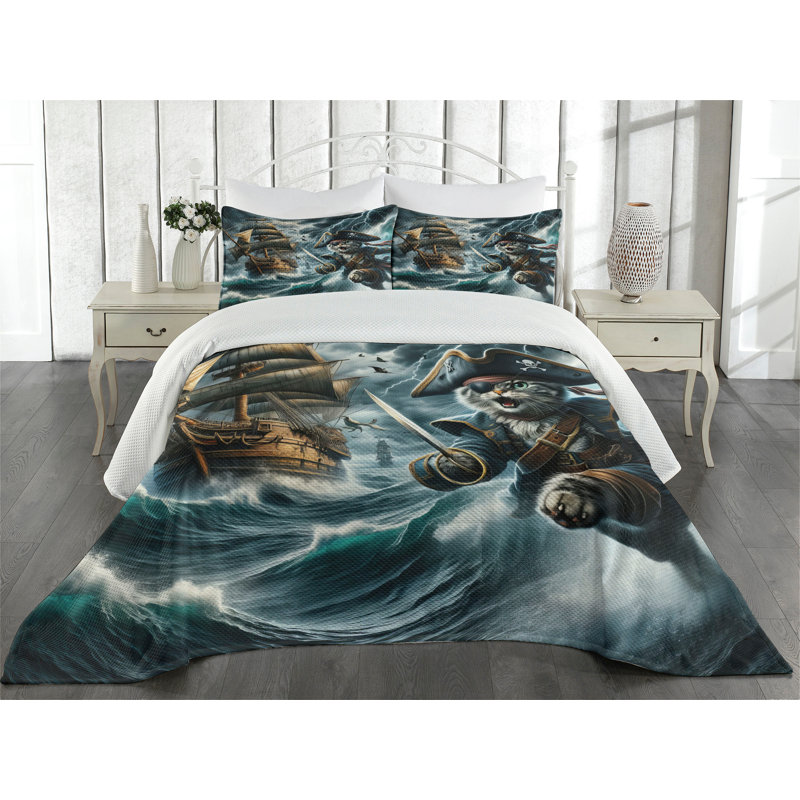 Polyester Coverlet, King Coverlet + 2 Standard Shams