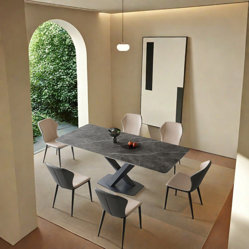 Table Deliphon, Noir, H 29,52 po x L 62,99 po x l 31,49 po