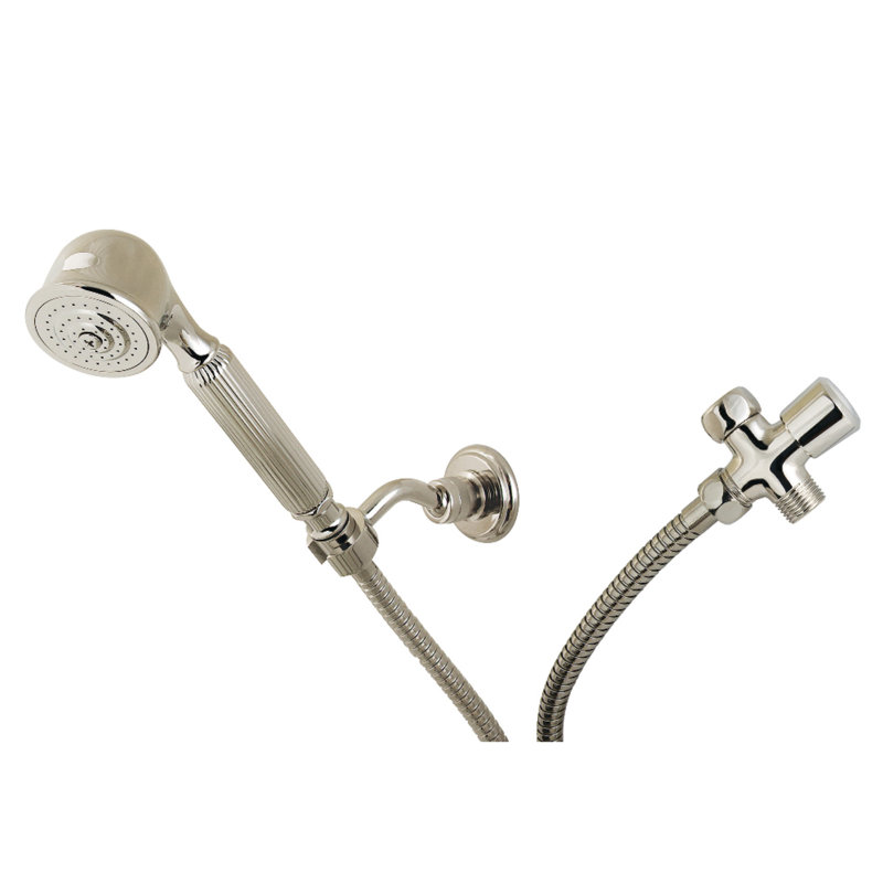 Kingston Brass Restoration Hand Shower Kit, Polished Nickel