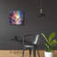 Art mural en verre épique «Mindscape 1» par Ann Klee, 24 po x 24 po-14242533