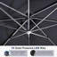 Parasol carré à DEL 108 po-2053505474