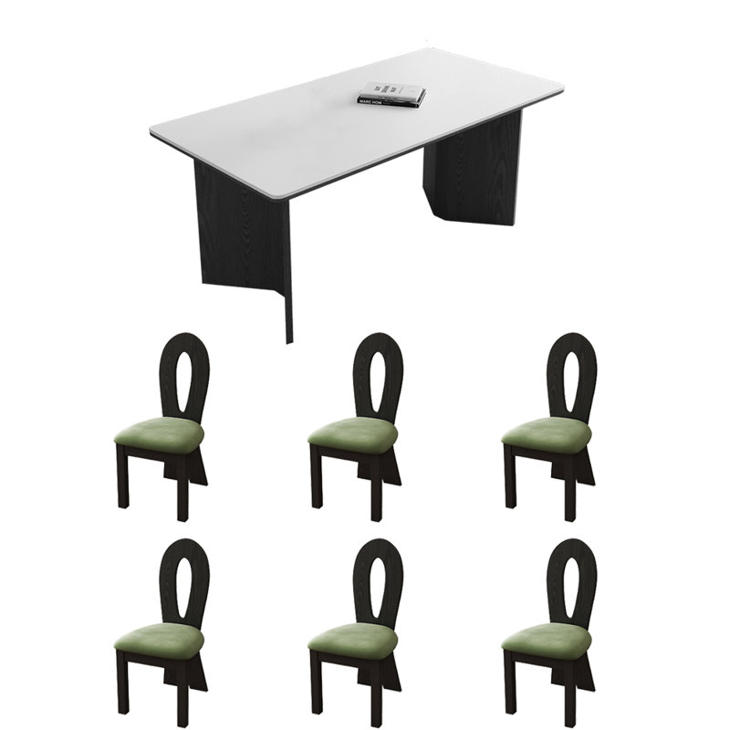 Ensemble de salle à manger Haneefa 31,4 W, H 29,5 po x L 70,8 po x l 31,4 po