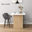 Orduna Upholstered Counter Stool with Metal Frame-875842263