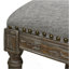 Tabouret de bar à dossier haut en rotin Triomphe