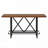 63'' Counter Height Dining Table for 6 with Footrest