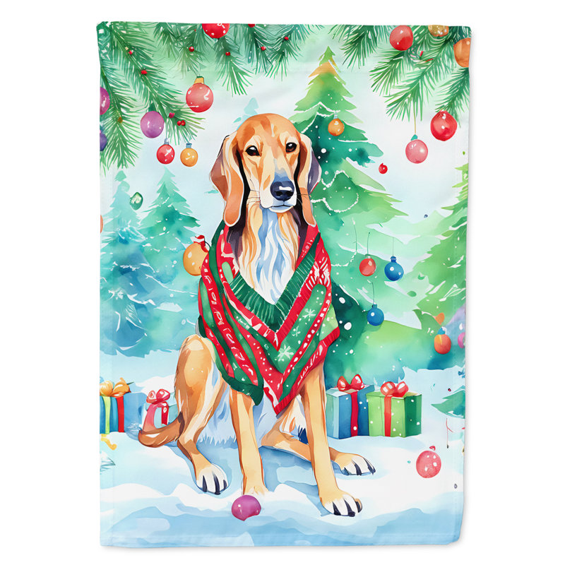 Double Sided Polyester Christmas, 40" H x 28" W