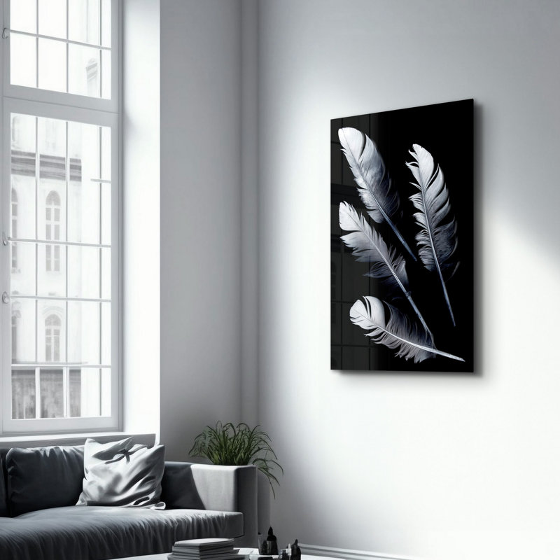 Peinture décorative en verre trempé