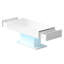 High Gloss LED Rectangle Coffee Table with 2 Drawers-610903571