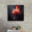 «Red Rose On Fire 1» par Rey Klimt, art mural sur toile-752933439