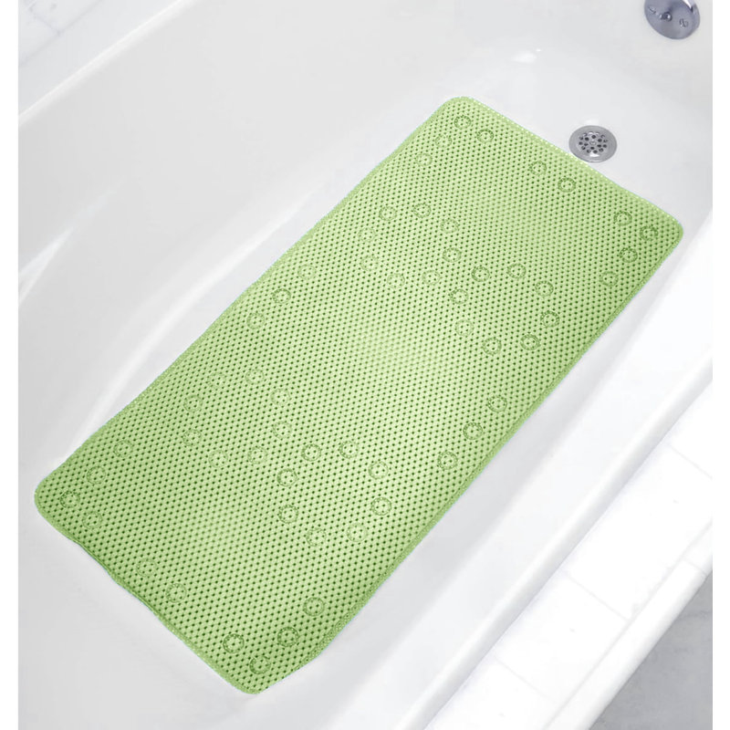 Tapis de douche en mousse Aalasia, Vert clair