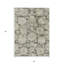 Tapis d'intérieur lavable floral beige et gris taupe 5 pi x 8 pi