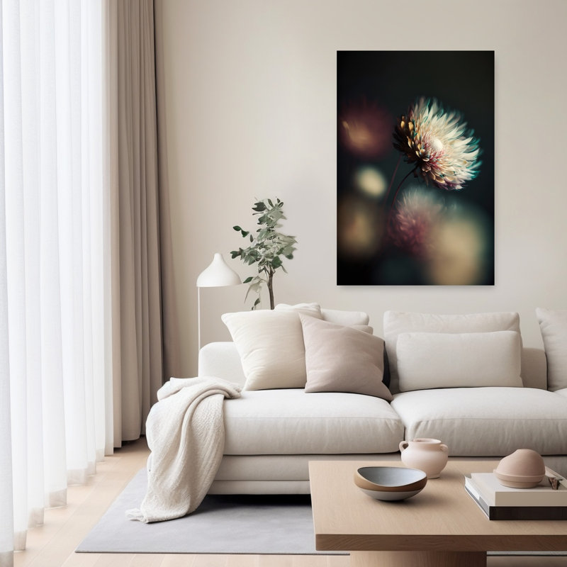 Untitled Abstract Modern Flower Wall Art Print, 152.4cm H x 101.6cm W