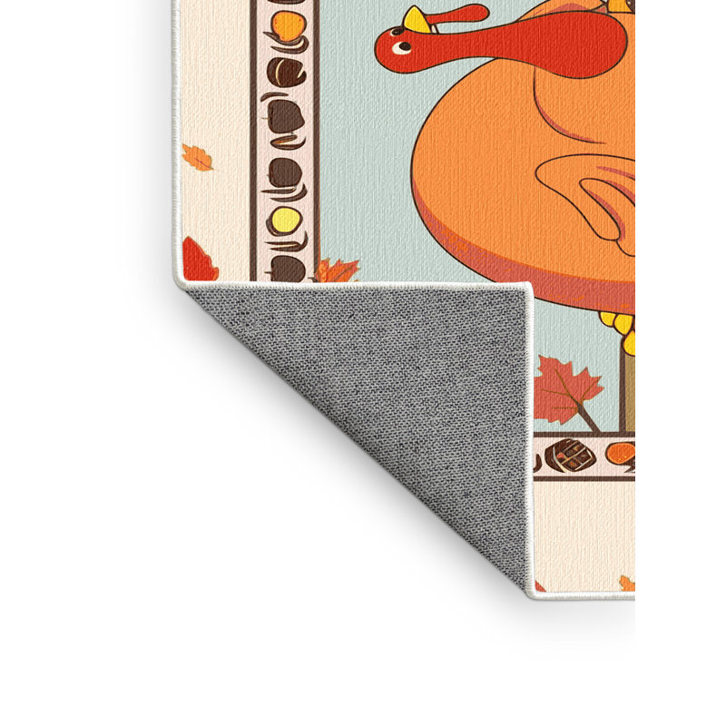 Tapis de Noël East Urban Home, Rectangulaire 3 pi x 5 pi