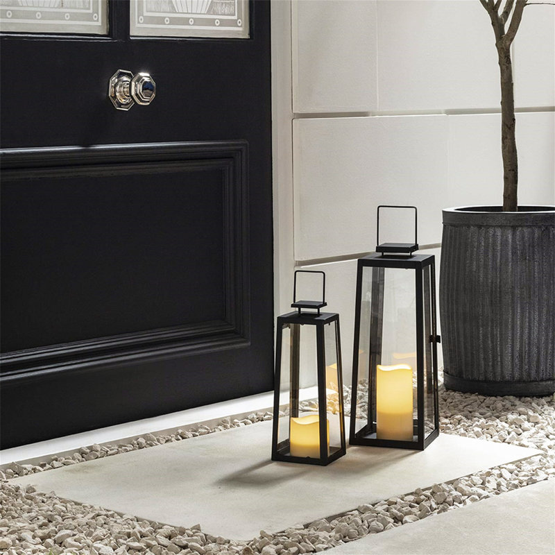 Adilah 39.5cm Battery Powered Integrated LED Outdoor Lantern
