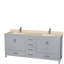 Sheffield 79" Double Bathroom Vanity Base Only-31336920