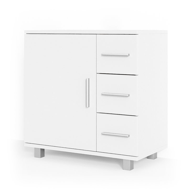 Bojko 60Cm Single Bathroom Vanity Base only in White