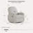 Hallstead 37.4" Wide Modern Super Soft Swivel Rocking Manual Pull Recliner-1206305242