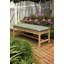 Classic Outdoor Teak Dining Bench-24495296-33629801