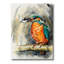 Martin-pêcheur commun mangeant un petit poisson - peinture sur toile-59724726-59767248