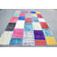 Tapis de cuisine, tapis rétro, tapis modernes, tapis arc-en-ciel Oushak, grand tapis 6,7 x 9,5 pi, tapis turc