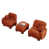 Chenille orange