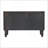 Solid Wood Arno Shoe Storage Unit,Black,2-Drawers,1-Shelf-883085709