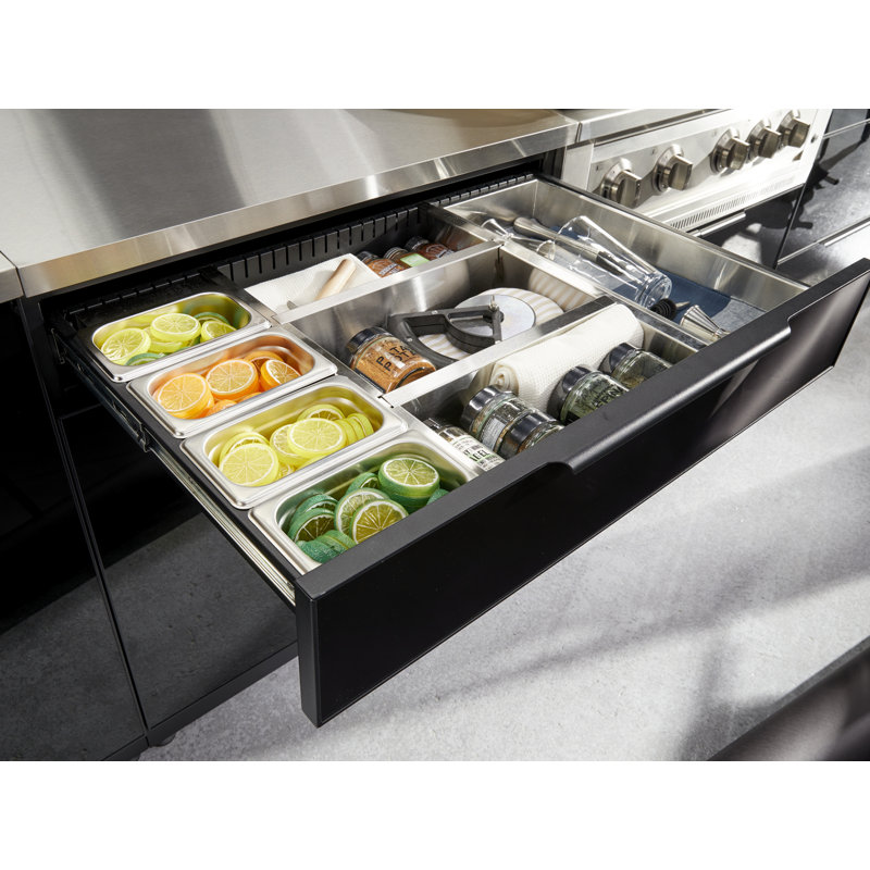 Ensemble de 2 armoires modulaires en aluminium pour l'extérieur l 64 po x P 23 po x H 35,25 po