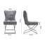 Geneva Upholstered Dining Chairs with Metal Base-945545812