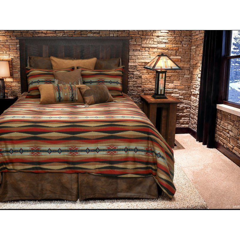 Wooded River Sunset Canyon - Duvet - Cal King - 104x100, California King Duvet