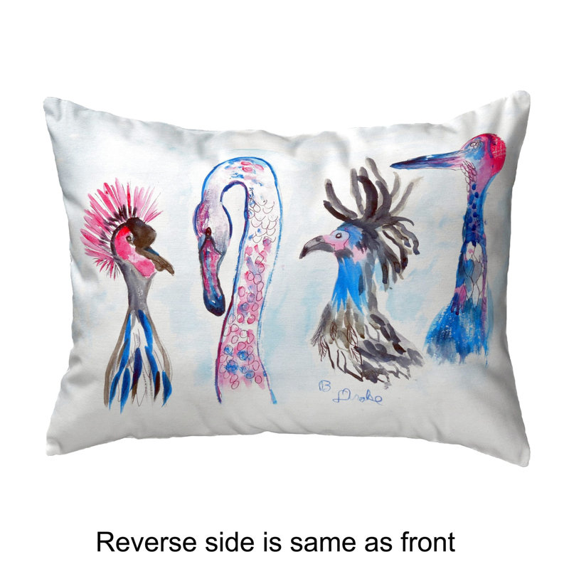 Outdoor Reversible Throw Pillow
