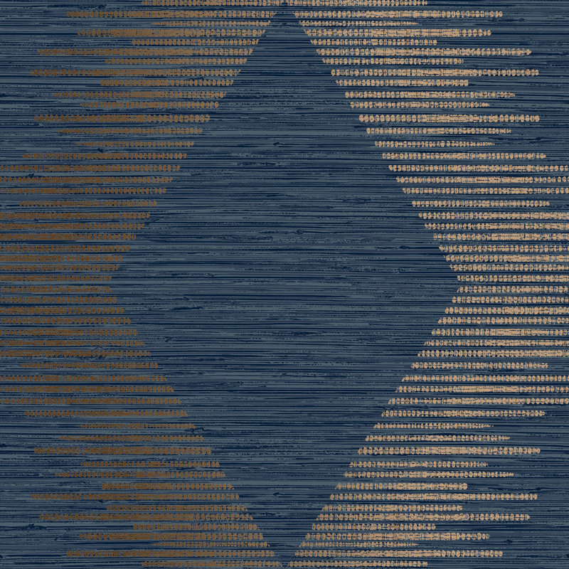 Superfresco Easy Serenity Large Scale Geometric Wallpaper, Navy