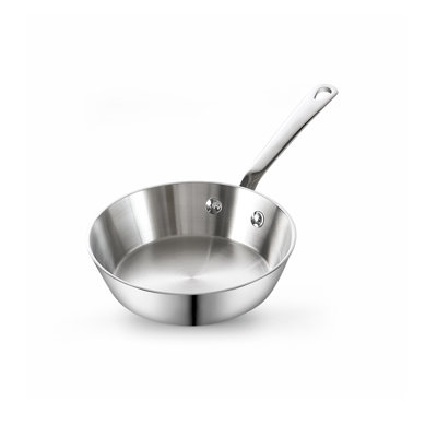 Réchaud à beurre standard en acier inoxydable Cooks, mini poêle à frire multi-plis 4,7 pouces avec omelette, petite casserole à fondre au beurre pour la cuisine, le camping