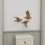 Ensemble de 3 décorations murales d'oiseaux flottants en polystone métallique-2032393553-2117833471