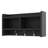 4-in-1 Detachable Hall Tree with Storage Cabinet, Drawers, 7 Hooks, and Shoe Bench, Entryway Hallway Coat Rack Organizer with Bench and Hidden Storage, Black Entry Organizer