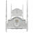 Grant Full Poster Panel Bed, White Finish