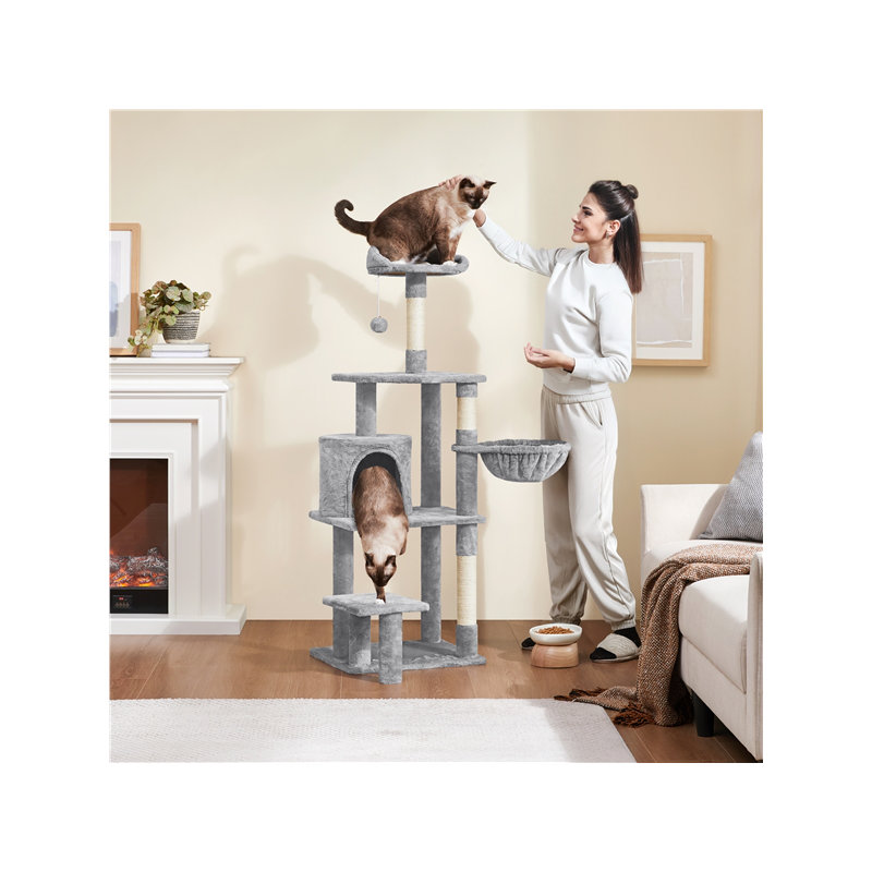Habitation pour chat 57 "Danas, Gris clair