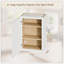 Maximisez le petit espace avec cette armoire à shaker en bois massif de 21 po. Comprend une porte à fermeture en douceur, 2 tablettes réglables. Idéale pour la cuisine, la salle de bain, la buanderie et le garage. Assemblage facile. (L 21 po x P 12 po x H 30 po)