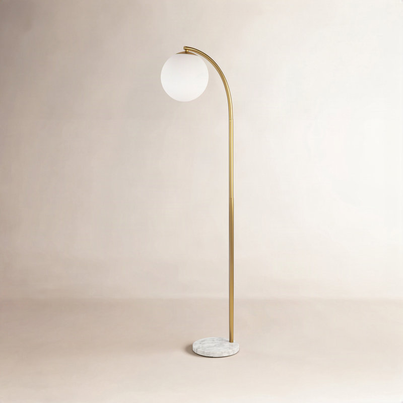 Dilsey 66'' Polished Traditional Floor Lamp