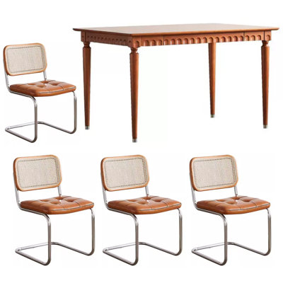 Rectangular 31.49'' W Dining Set