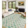 Helenie Vintage Blossom Print Machine Washable Area Rug