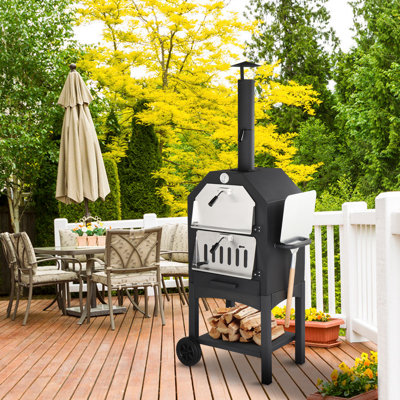 Bethney Pizza Oven in Black