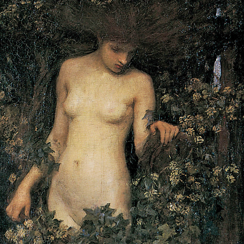 «A Hamadryad, 1893» par John William Waterhouse, reproduction d'art sur toile, H 49,25 po x l 23,75 po x P 1,875 po