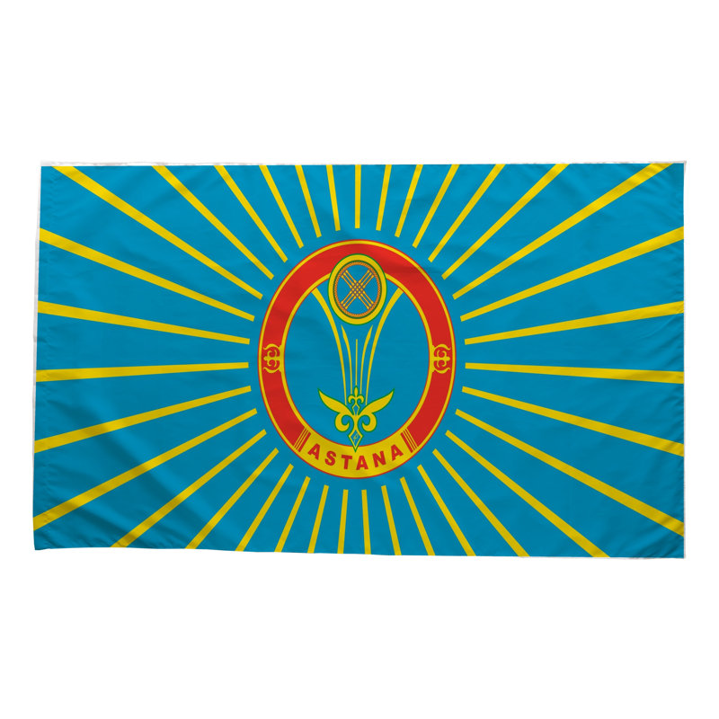 Drapeau de la ville d'Astana — Drapeau extérieur