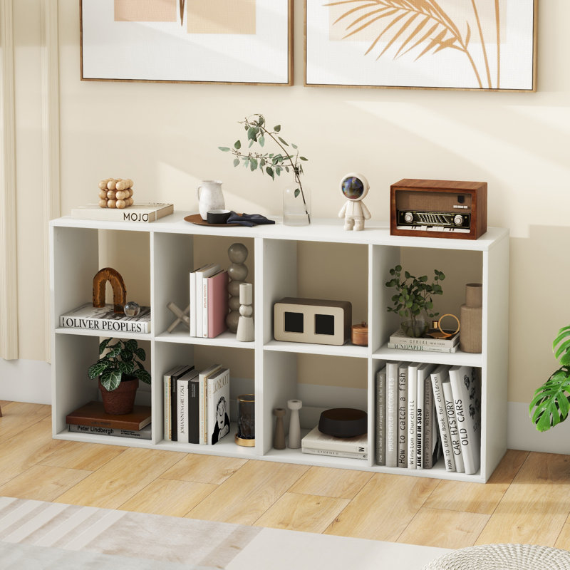 Seyram 27.56cm H Cube Bookcase, (2 Shelves) 27.56cmH x 70cmW x 13cmD