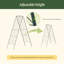 80" H A-Frame Metal Garden Trellis Pro-129034647